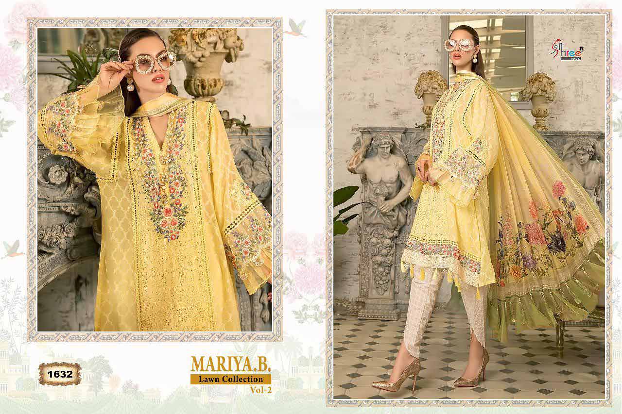 Shree Fabs Maria B Lawn Vol 2 Embroidery Pakistani Suits Shree Fabs Maria B Lawn Vol 2 Embroidery Pakistani Suits
